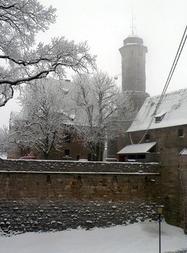 Крепость Альтенбург зимой