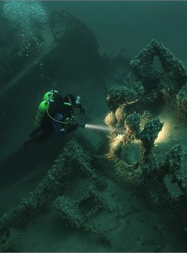 экспонаты подводного музея