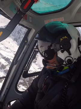 Полет на вертолете над горами – лучшая «смотровая площадка»