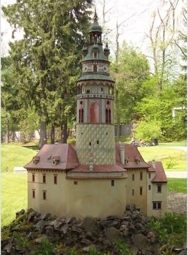 Замковая башня Чешского Крумлова. 