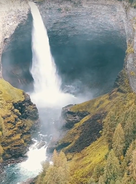 Уникальный водопад Хельмакен летом и настоящий ледяной вулкан зимой! 6