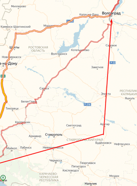 Второе изменение маршрута для уменьшения километража ФОТО: flagma.ru
