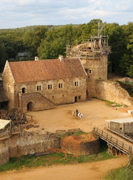 Строительство замка Геделон