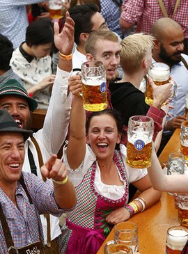Фестиваль пива в Баварии