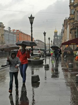 Дождливый Санкт Петербург