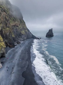 Черный пляж Исландия