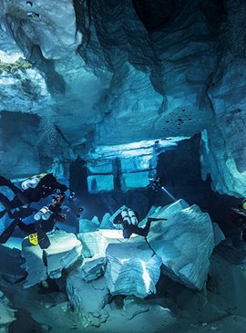Подводные гроты, залы и туннели Ординской пещеры – уникальной жемчужины Пермского Края 6