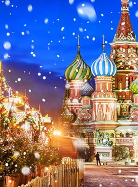 Карта зимних праздничных мест Москвы 1
