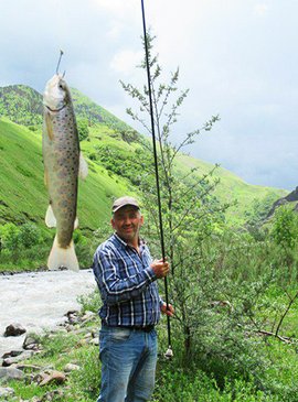Рыбалка в реке Самур